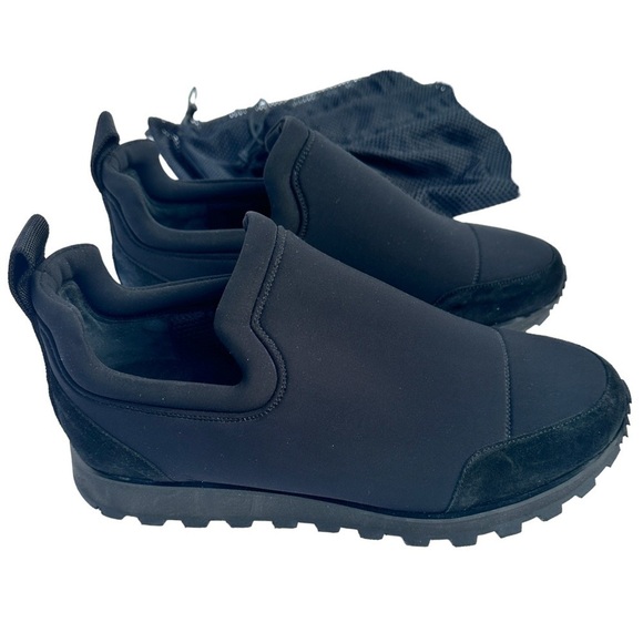 James PERSE New no tag Zuma Black Neoprene & Suede slip-on sneakers mens…​ - Picture 14 of 14